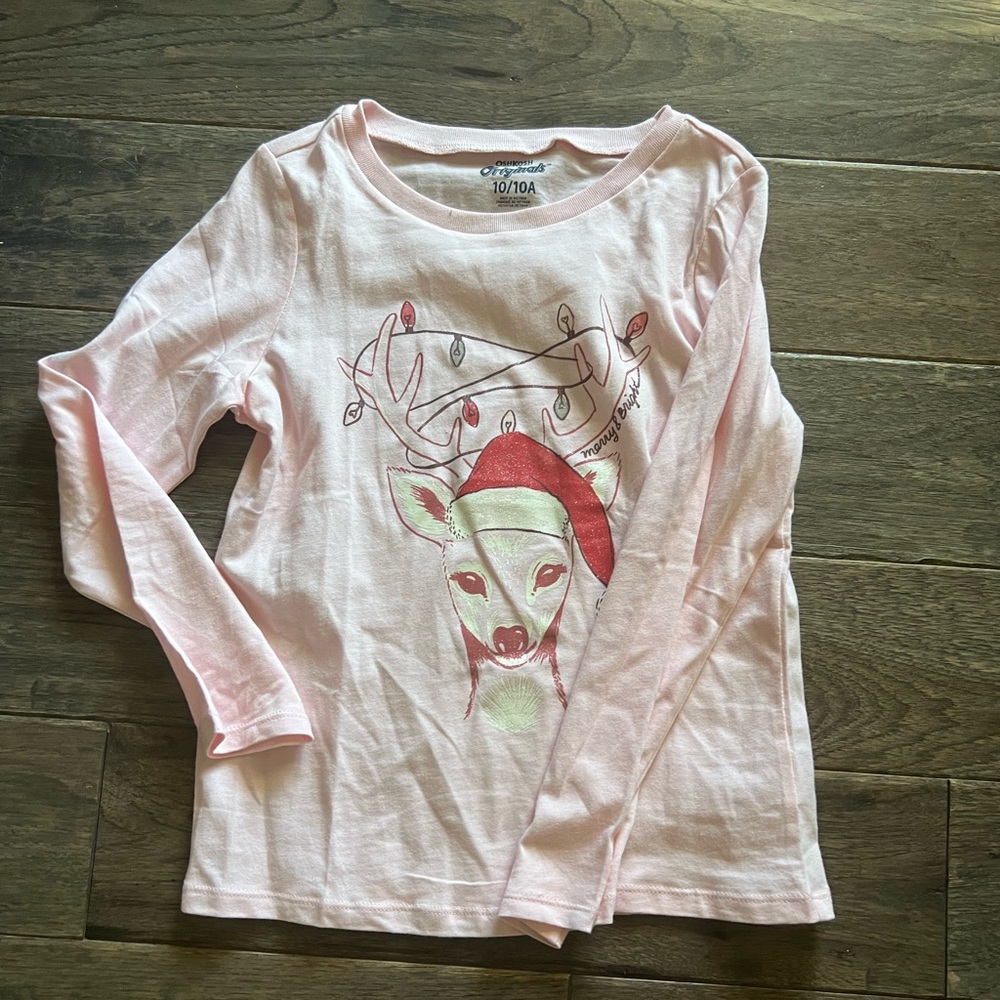 Girls Christmas shirt